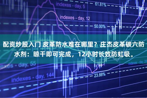 配资炒股入门 皮革防水难在哪里？庄杰皮革碳六防水剂：晾干即可完成，12小时长效防虹吸。